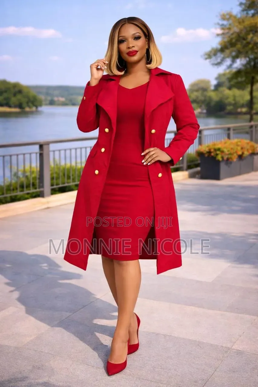 Ladies Monochrome Suits . Dress+Coat