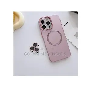 Magnetic Stand Luxury Phone Case for iPhone 15