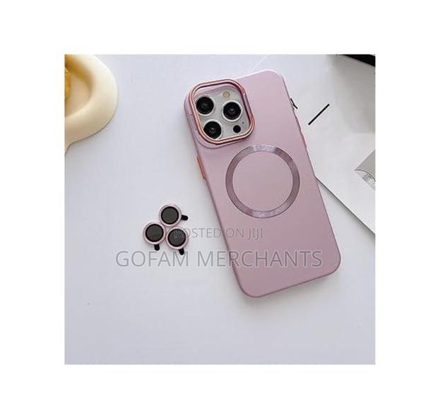 Magnetic Stand Luxury Phone Case for iPhone 15
