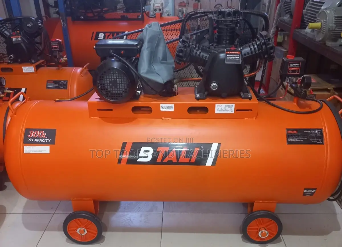 Bt 300 Bdac 3pistons 300ltrs 4hp Belt Driven Air Compressor