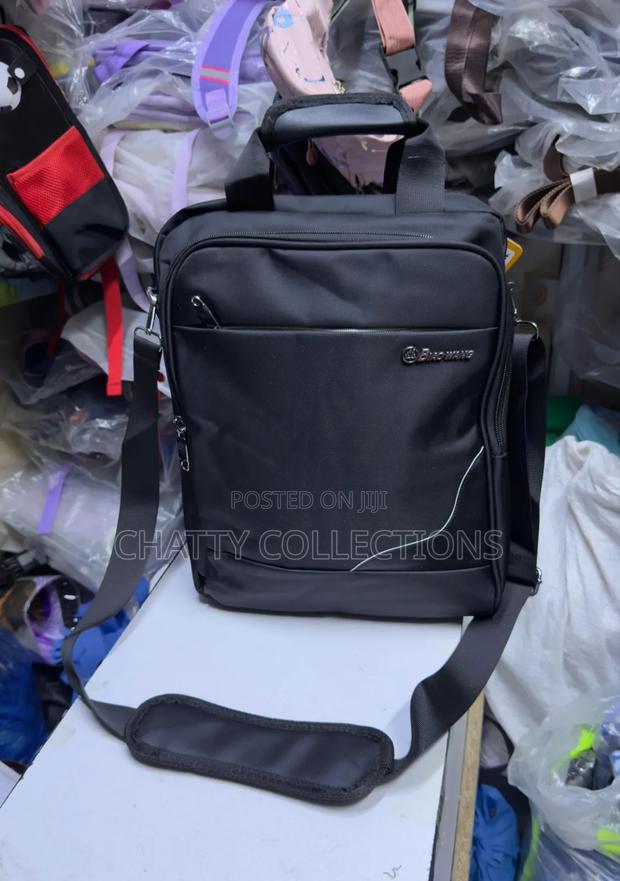 Black Large Size Shoulder/Messenger/Casual/Retro Bag - thumbnail 2