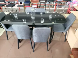 6-Seaters Modern Extendable Dining Set