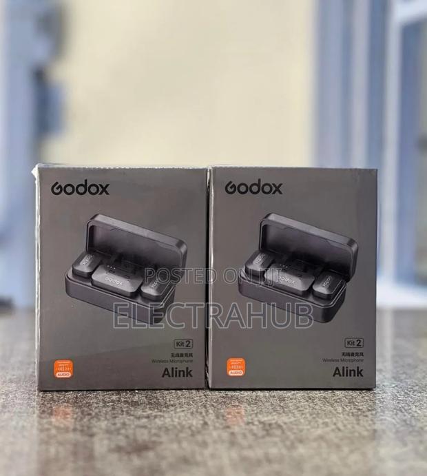 Godox Alink Kit 2 Dual Lavalier Mic System Brand New Sealed