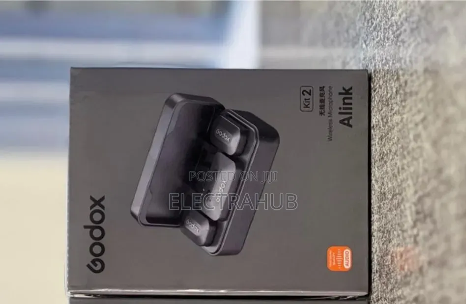 Godox Alink Kit 2 Dual Lavalier Mic System Brand New Sealed