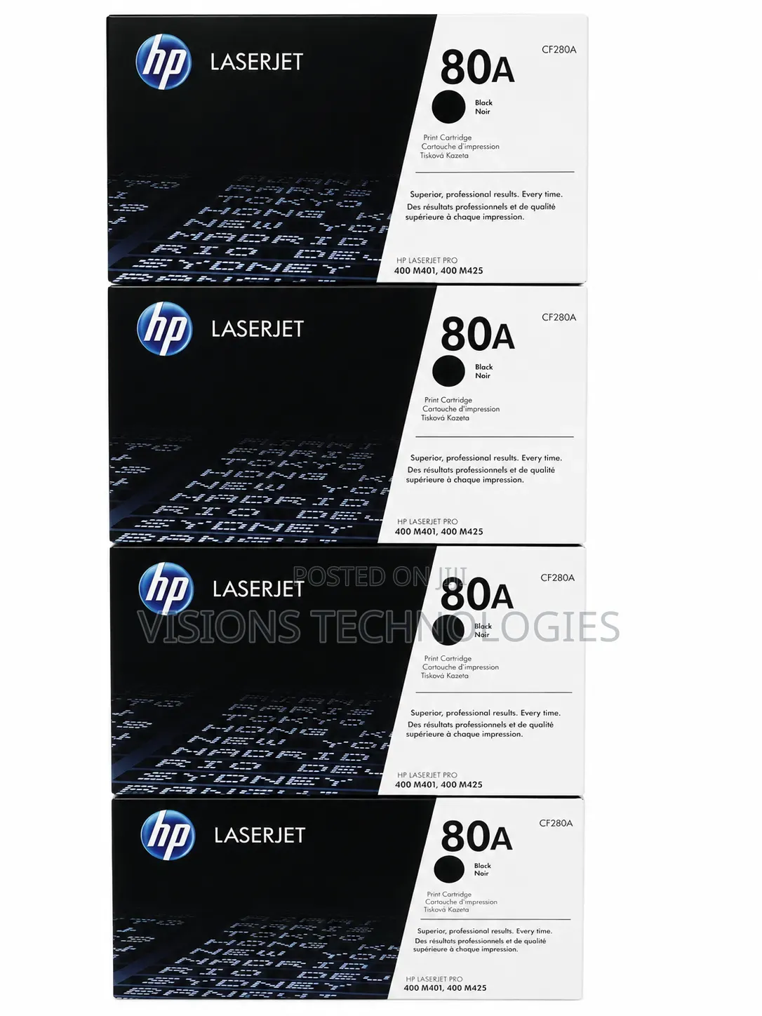 Cf280a/80 Black Toner