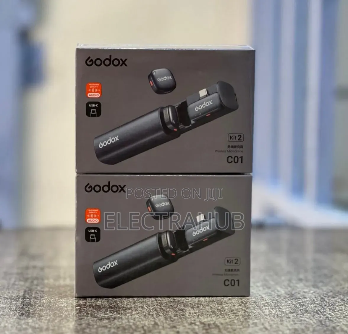 Godox C01 2-Person Wireless Mic With Usb C