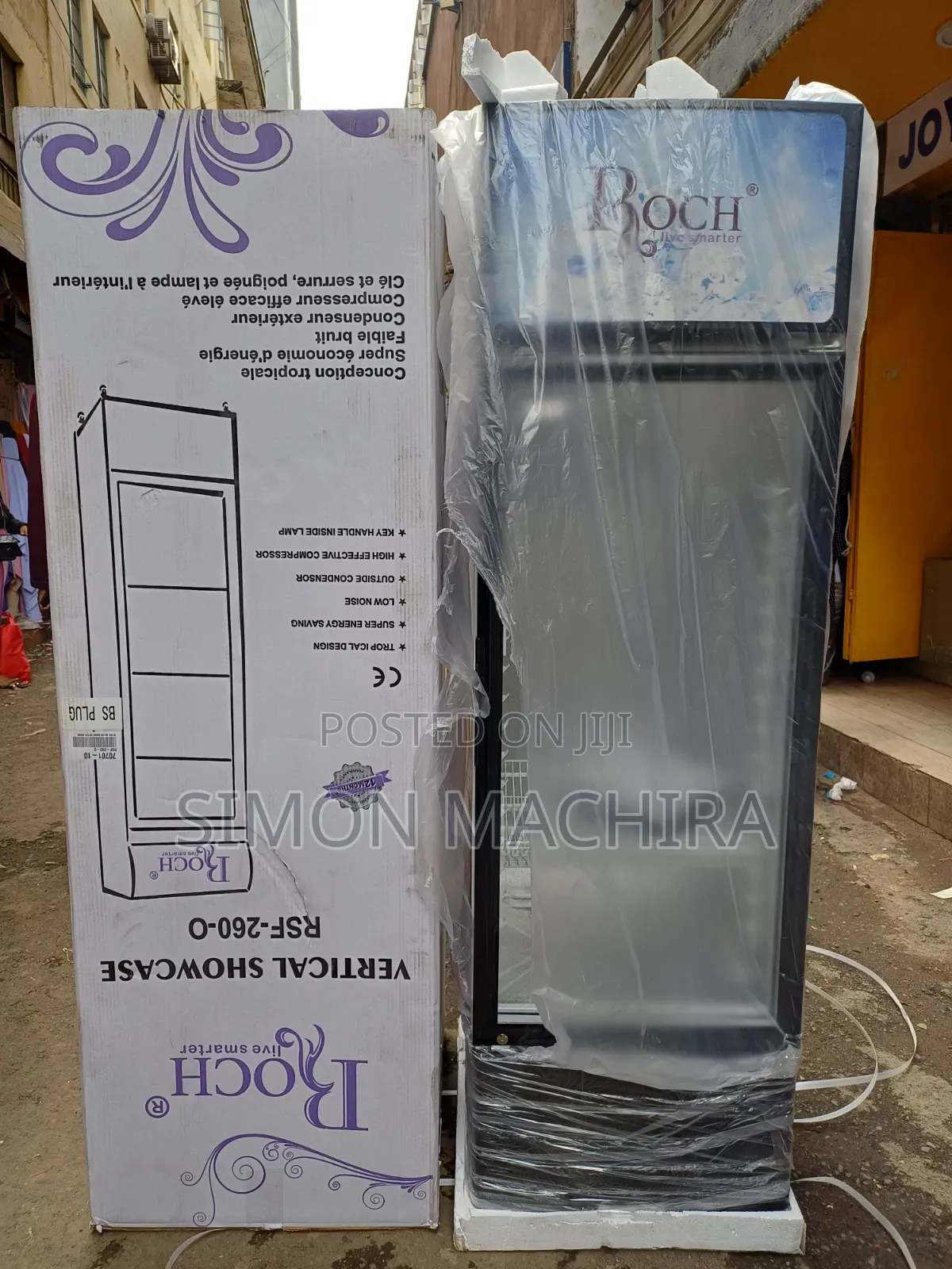 209l Roch Display Refrigerator Commercial Display Fridge
