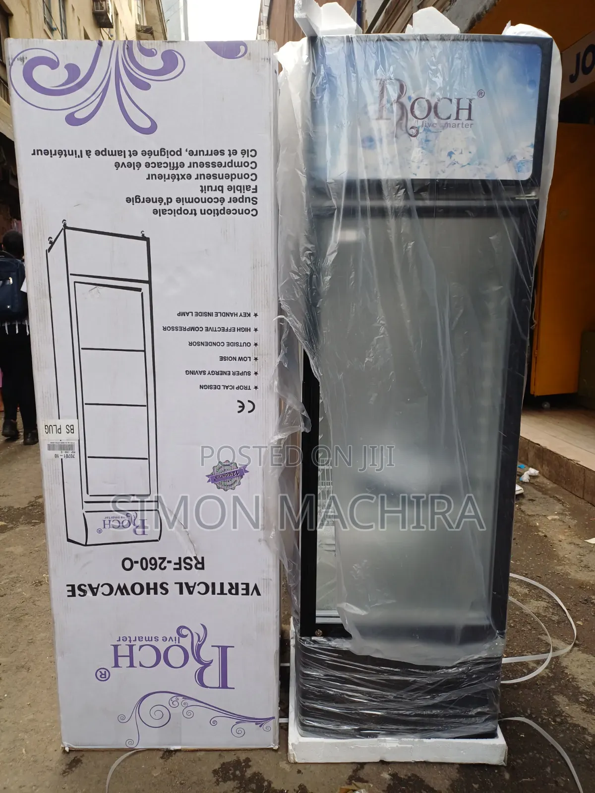 209l Roch Display Refrigerator Commercial Display Fridge