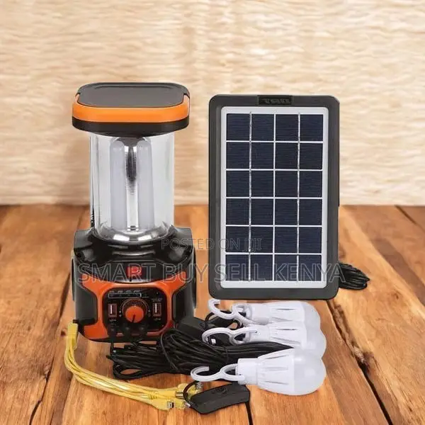 Dat-at 9016b Weather Resistant Home Solar Lighting Kit With Fm Radio