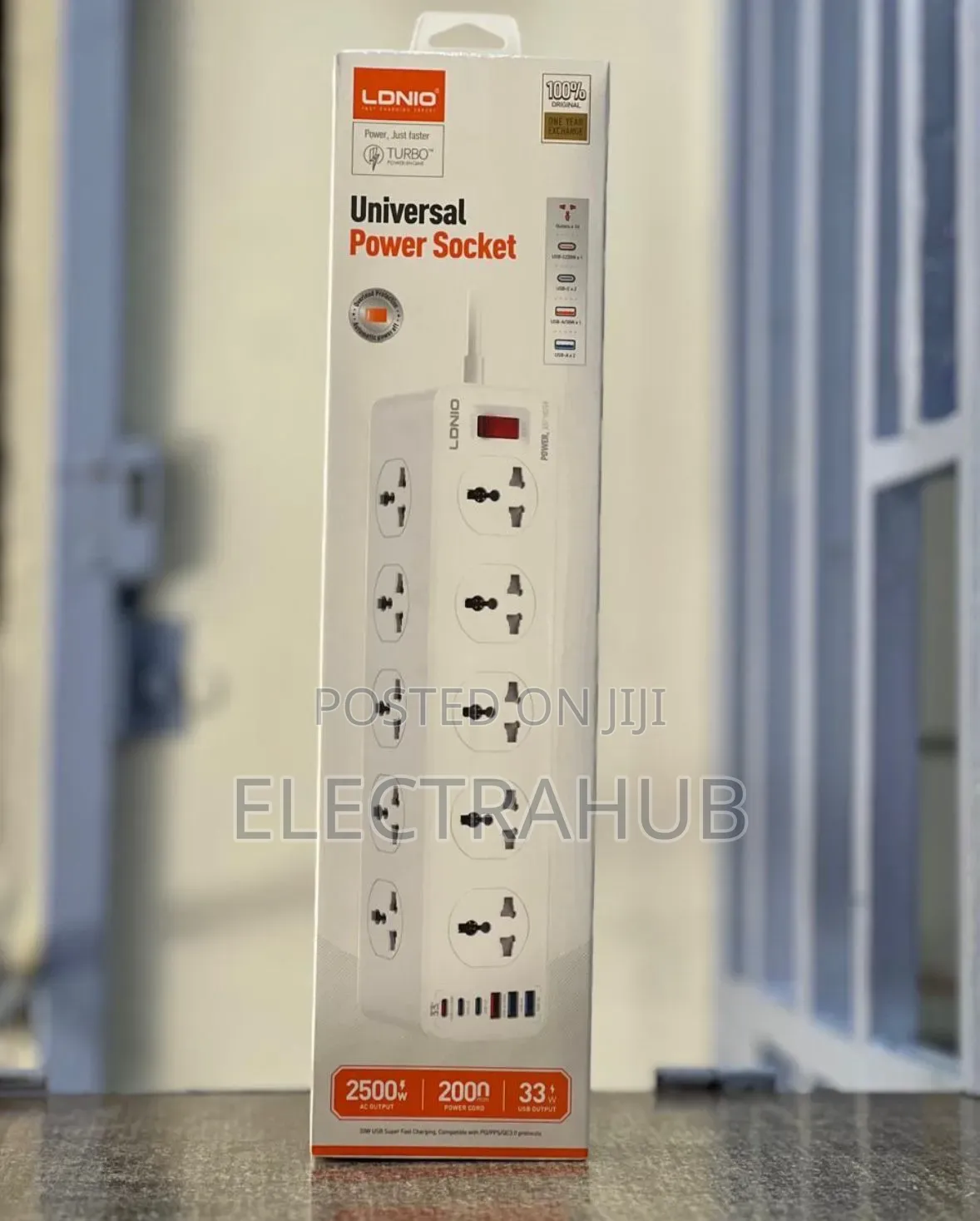 Ldnio Sc10610c Powerstrip 10 Pd 6 Port Usb Charger Socket