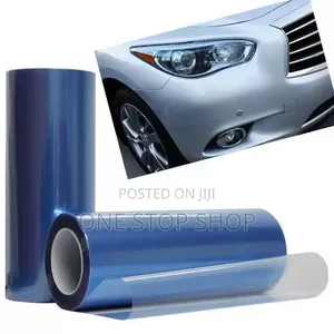 Light Blue 2meters Headlight Tint Film Protect Scratch Debris