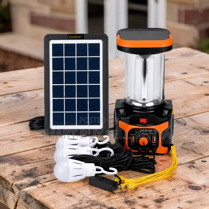 Dat-at 9016b Bright Illumination Solar Lighting Kit With Mp3 Player