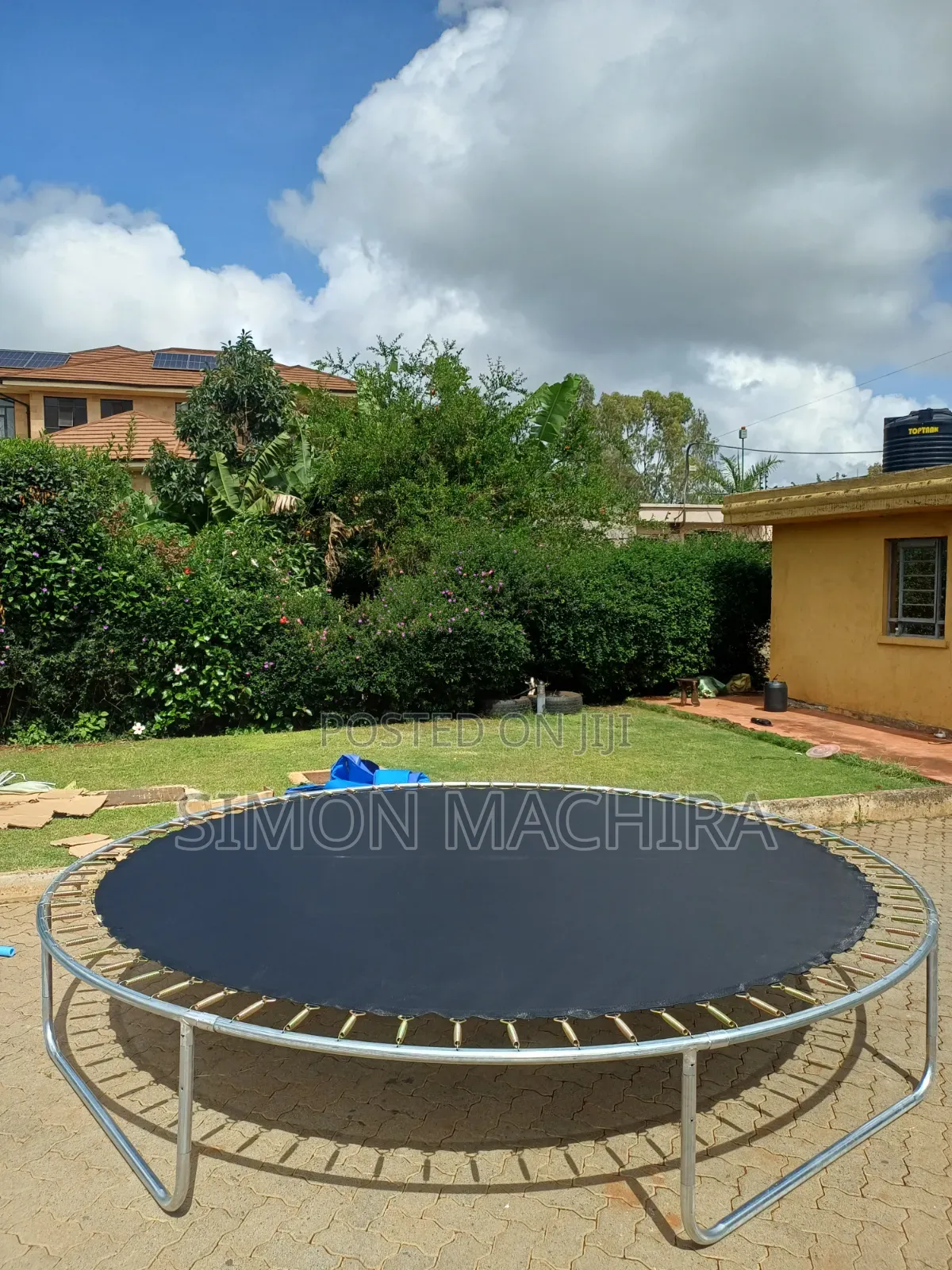 Trampoline With Ladder 12ft Wide