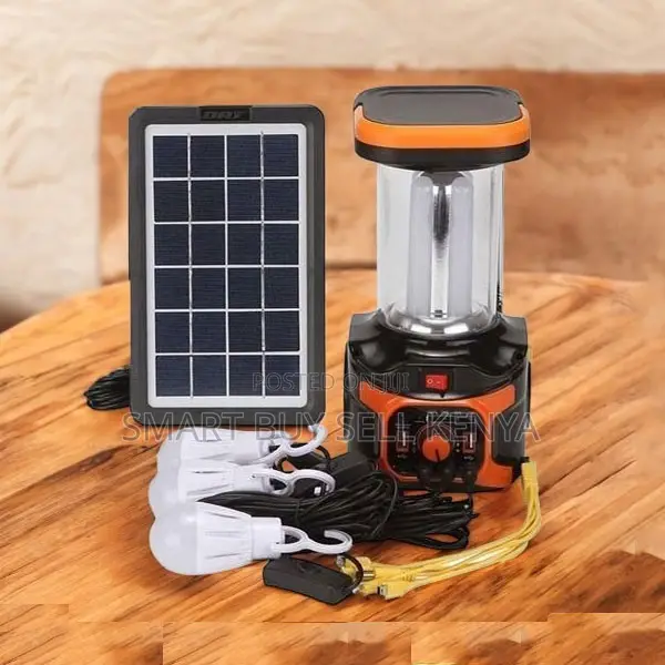 Dat-at 9016b Compact Size Home Solar Lighting Kit With Usb Charging