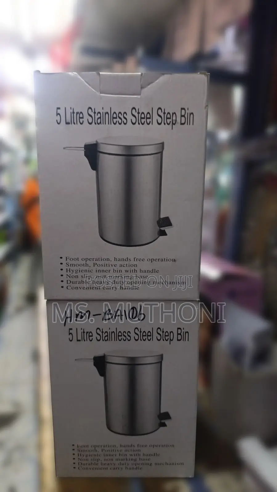 Home/ Office Use Stainless Steel Heavy-Duty Pedal Bin (5l/12l/20l/30l