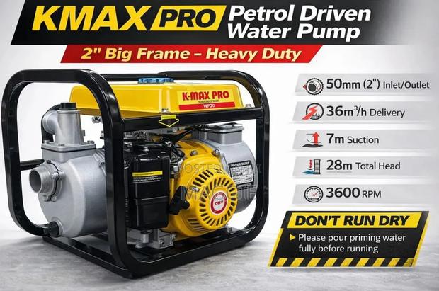 Kmax Pro Petrol Driven Water Pump