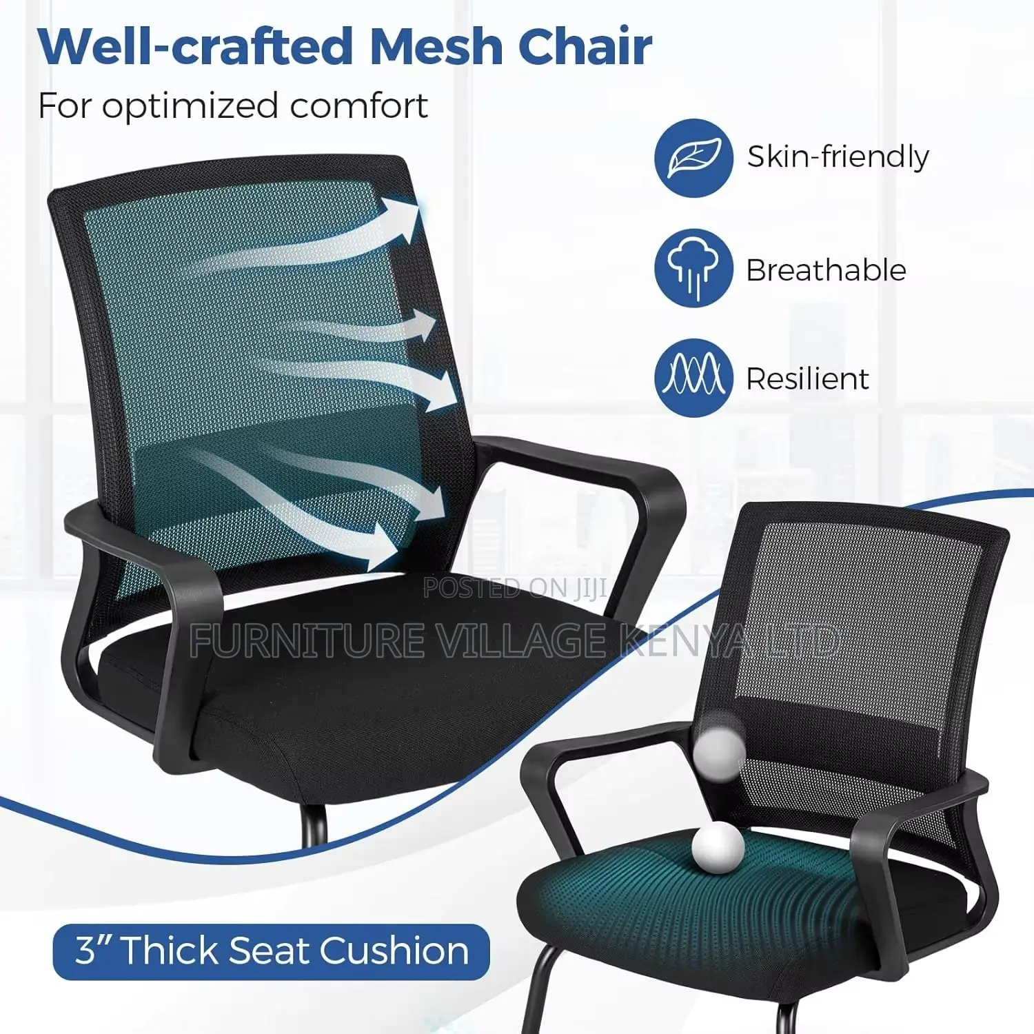 Ergonomic Mesh Imported Boardroom Chair