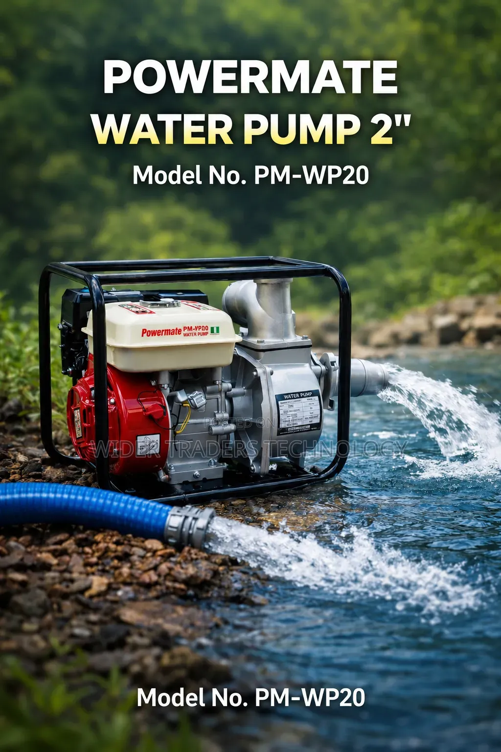 Powermate 2-Inch Gasoline-Powered Water Pump, Model Number Pm-Wp20