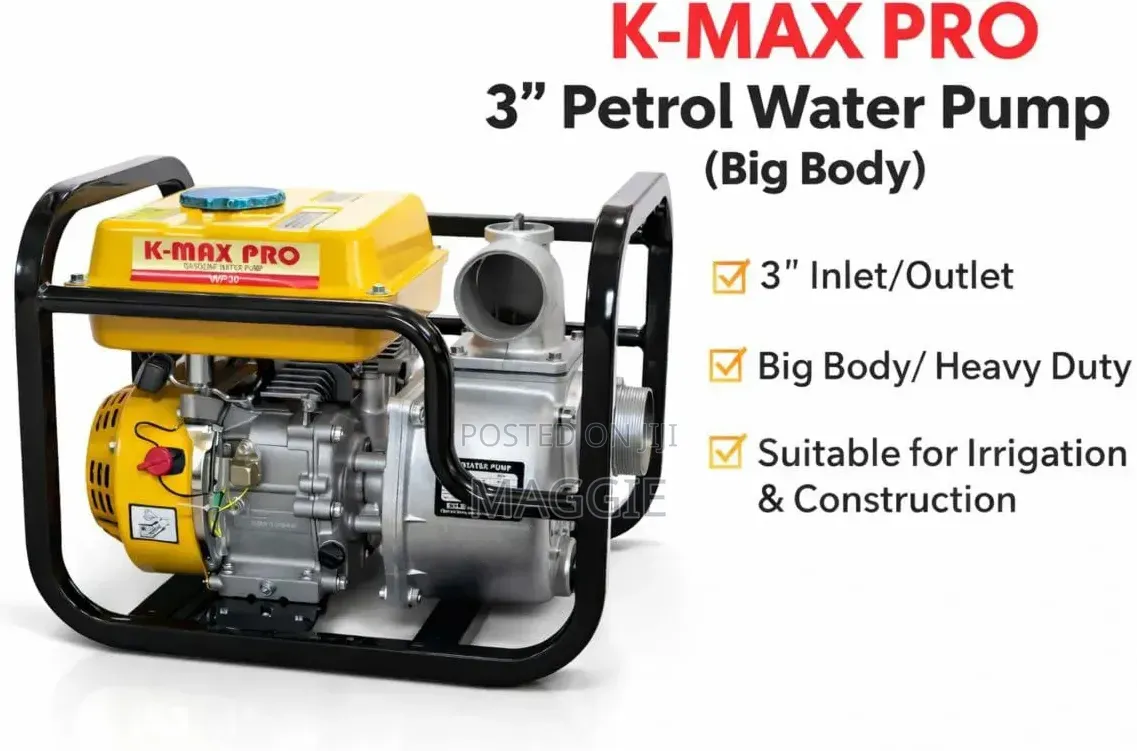 Kmax Pro 3 Petrol Water Pump (Big Body)