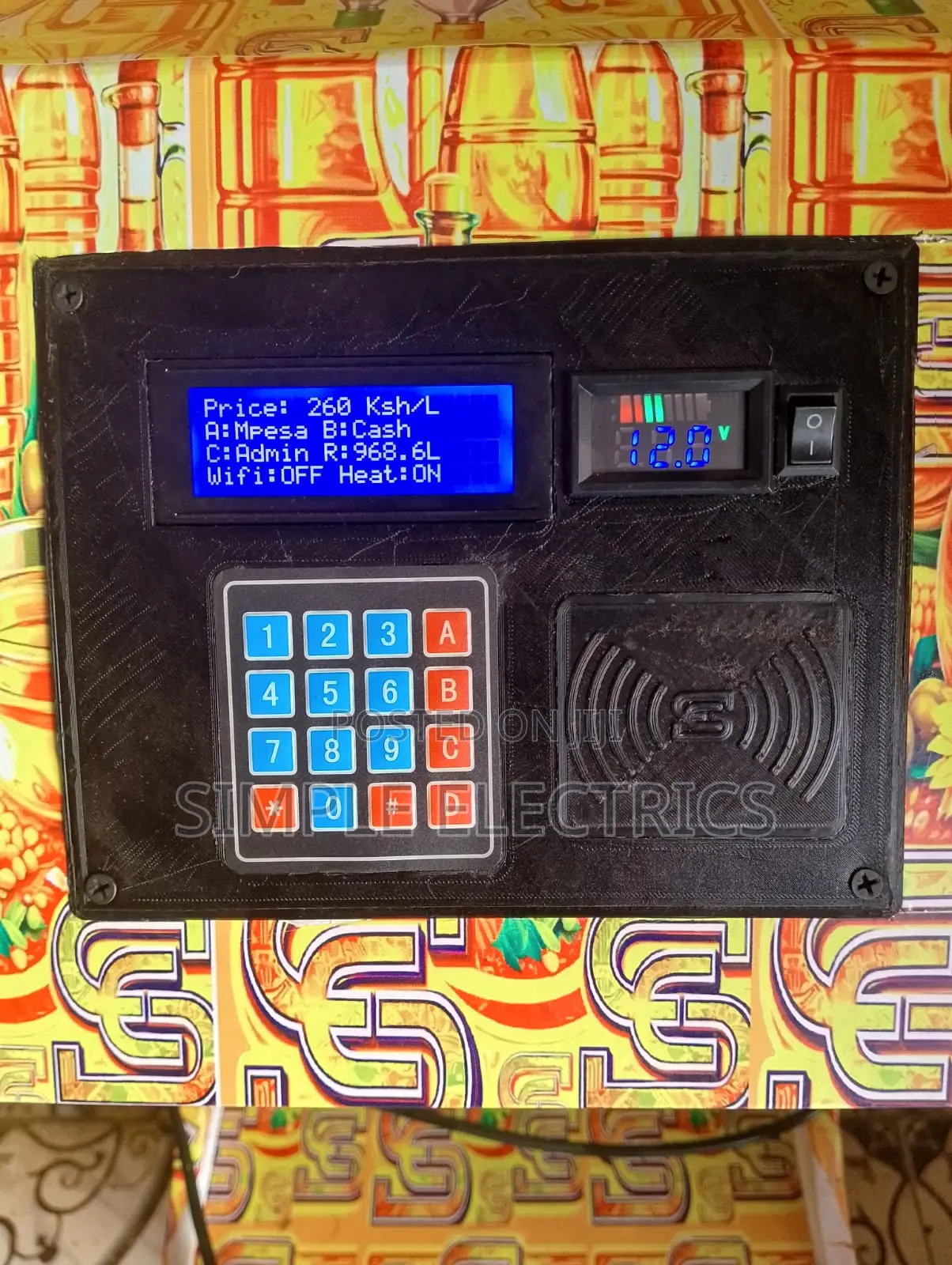 Salad/Milk Atm PLC With Mpesa Integration
