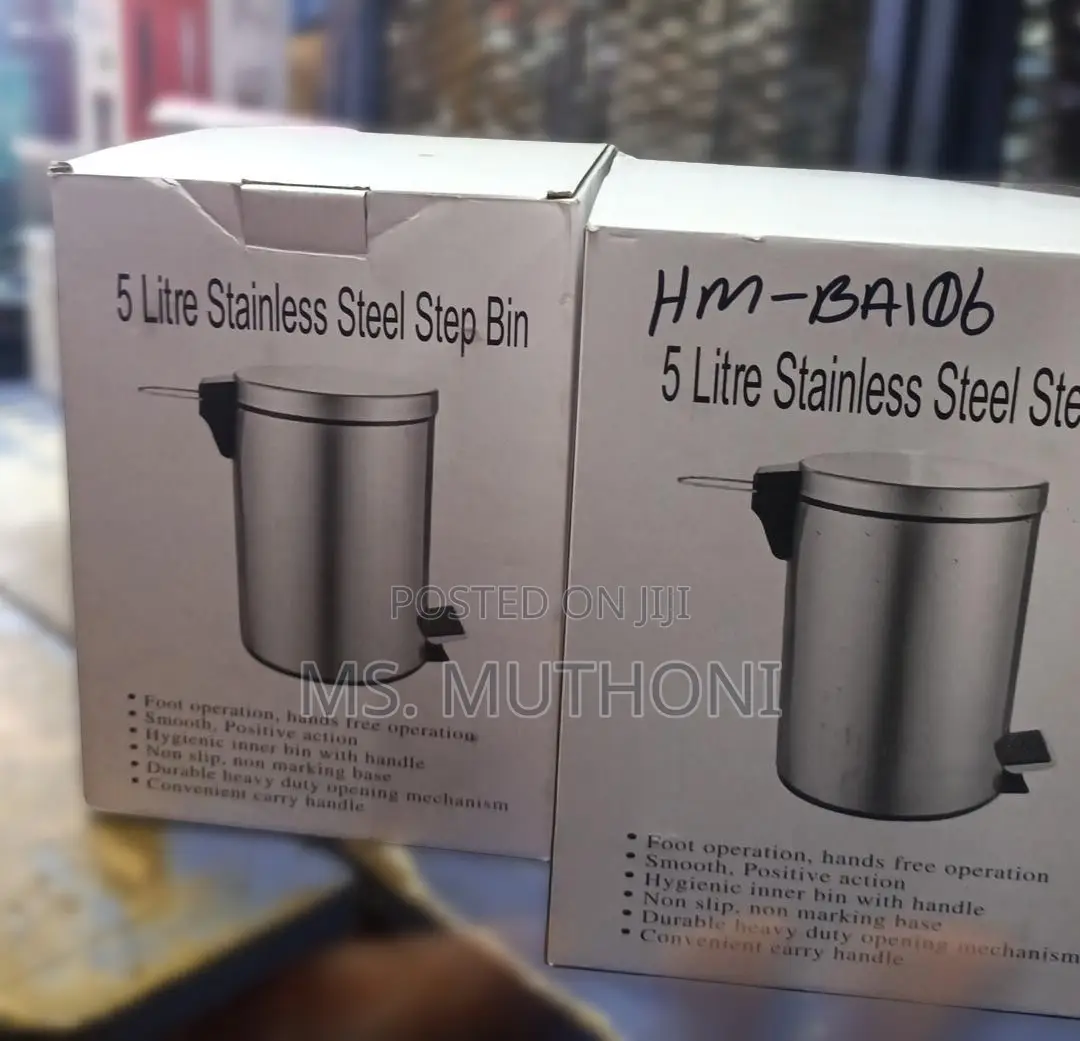 5-Litre/ 12l / 20l /30l Stainless Steel Step Bin
