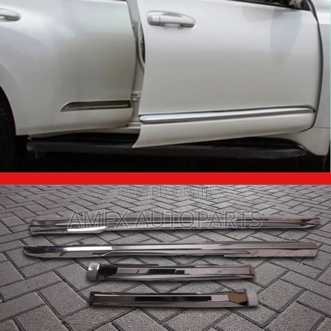 Door Moulding Set Toyota Prado 150 2018 Chrome Type -Amex