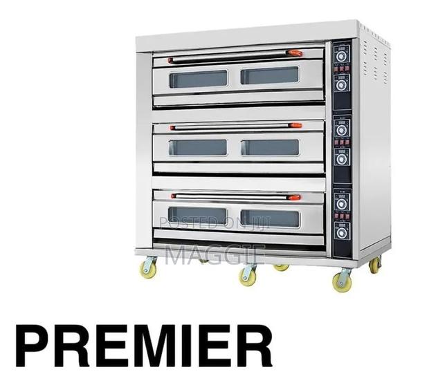 Commercial Electric Oven Three Deck Nine Trays