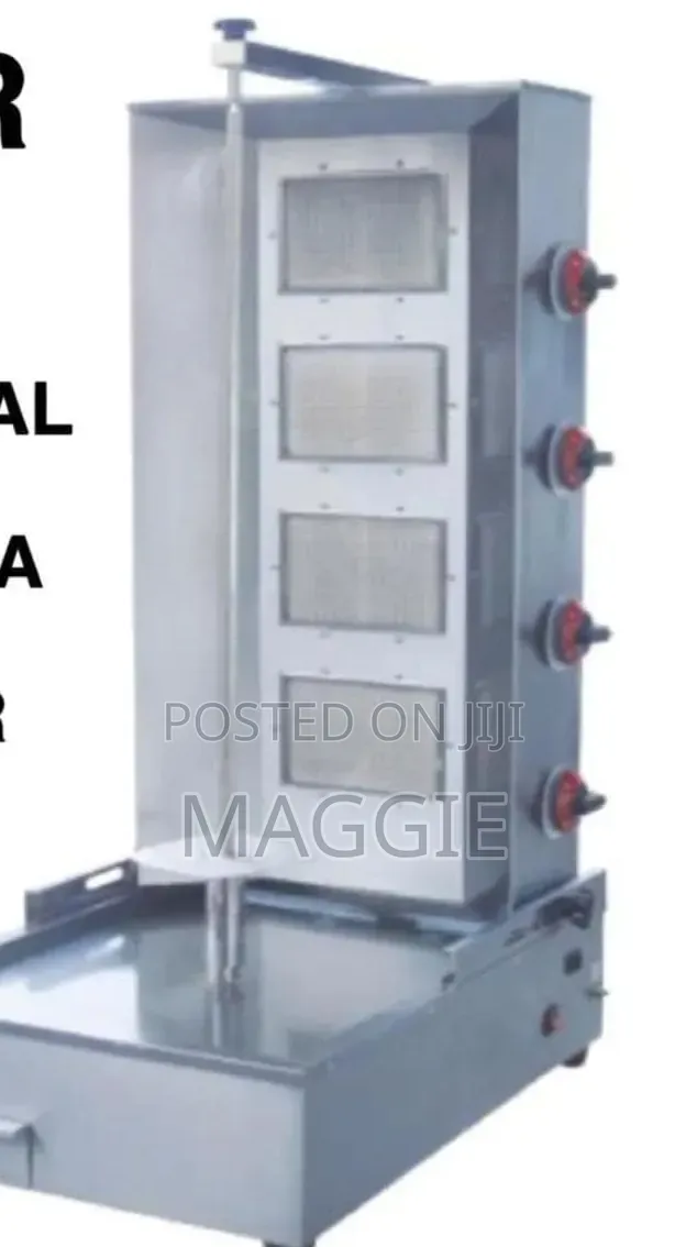 Premier Commercial Gas Shawarma Machine 4 Burner