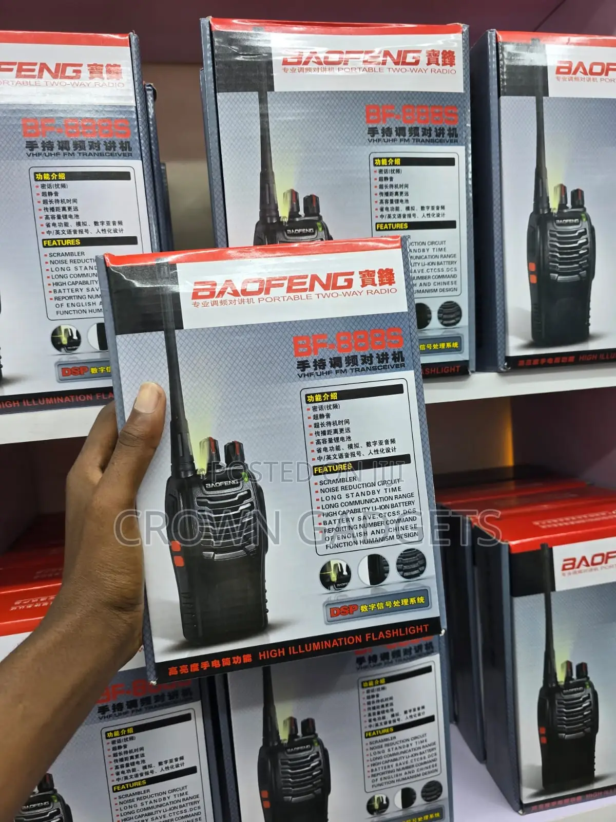 Baofeng Bf-888s Two Way Radio 5km Rechargeable Radios