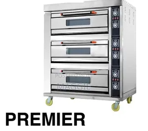 Commercial Electric Oven Three Deck Six Trays