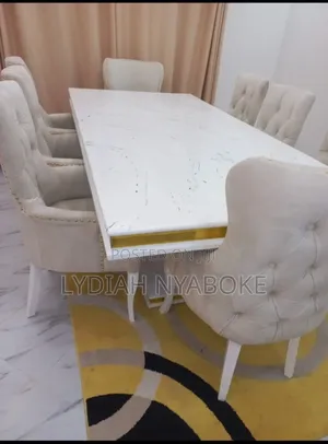 8 Seater Marble Top Dinning Set