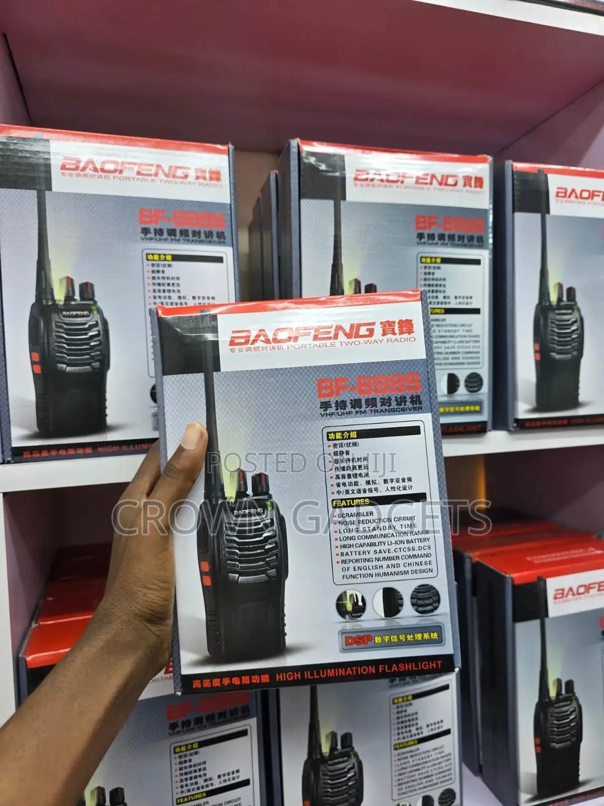 Baofeng Bf-888s Portable Walkie Talkie With Flashlight