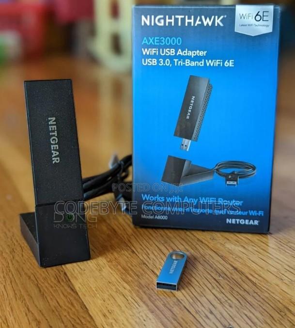 Netgear Nighthawk A8000 Axe3000 Tri-Band Wi-Fi 6e Usb 3.0 Adapter