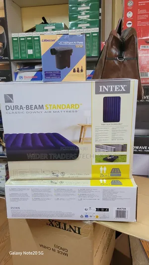 Intex Dura-Beam Standard Classic Downy Air Mattress, "4x6"