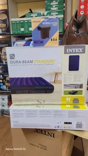Intex Dura-Beam Standard Classic Downy Air Mattress, "4x6"