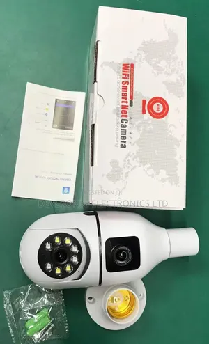 V380 Dual Lens Bulb PTZ Camera