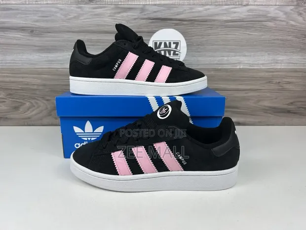 Adidas Campus Sneakers Black Pink Streetwear Y2k Chunky Skate Shoes for  sale - ZEE MALL  Price: KSh 2,800 on Jiji.co.ke [Nairobi Central]