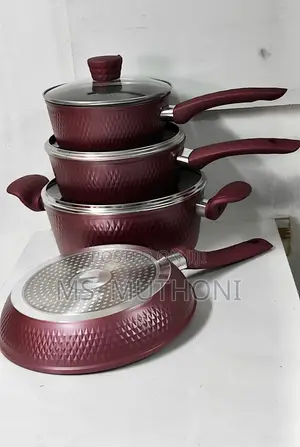 7pcs Granite Non-Stick Set, Induction, Gas Electric Cooktop