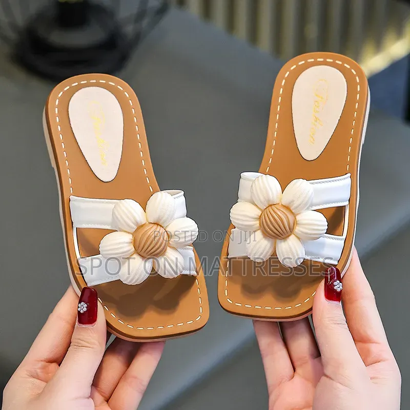 Girls' Open Sandals. Pink,Black White. Sizes 24-36. Free Delivery! 