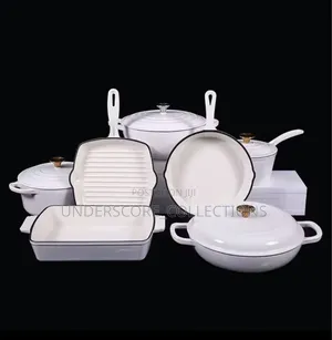 11 Pieces Cast Iron Pots