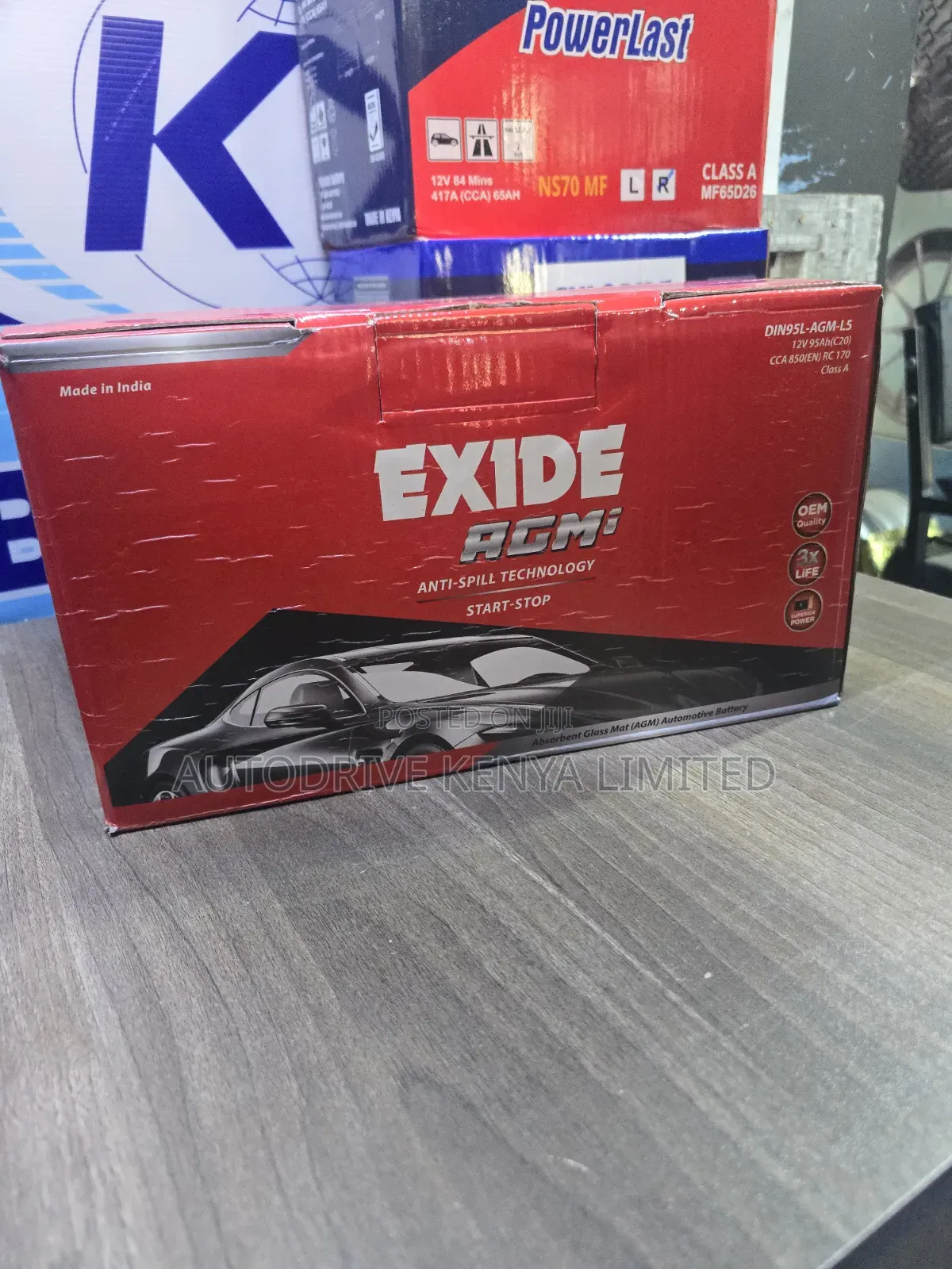 Din95 Exide Agm Start-Stop Battery