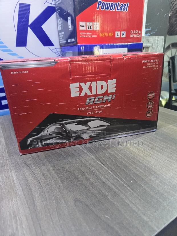 Din95 Exide Agm Start-Stop Battery