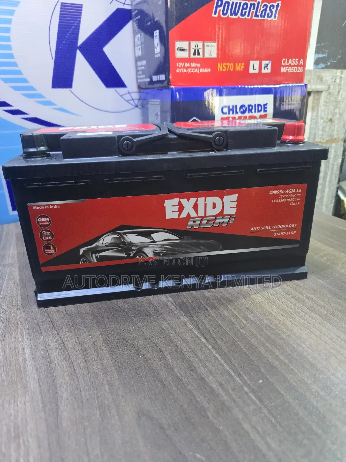Din95 Exide Agm Start-Stop Battery
