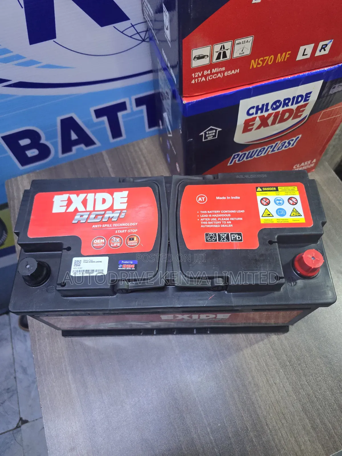 Din95 Exide Agm Start-Stop Battery