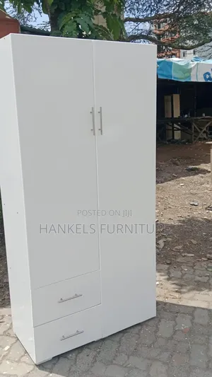 2 Door Wardrobe 3 by 6 – Wooden Clothes Storage Closet