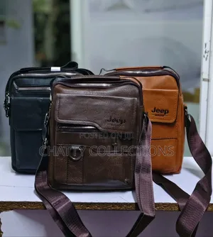 Jeep Boluo Men Leather Shoulder Bags