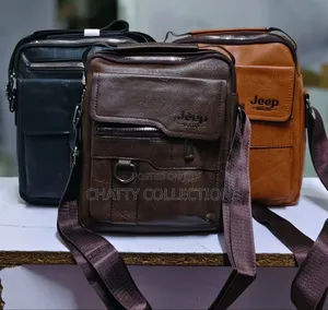Jeep Boluo Men Leather Shoulder Bags