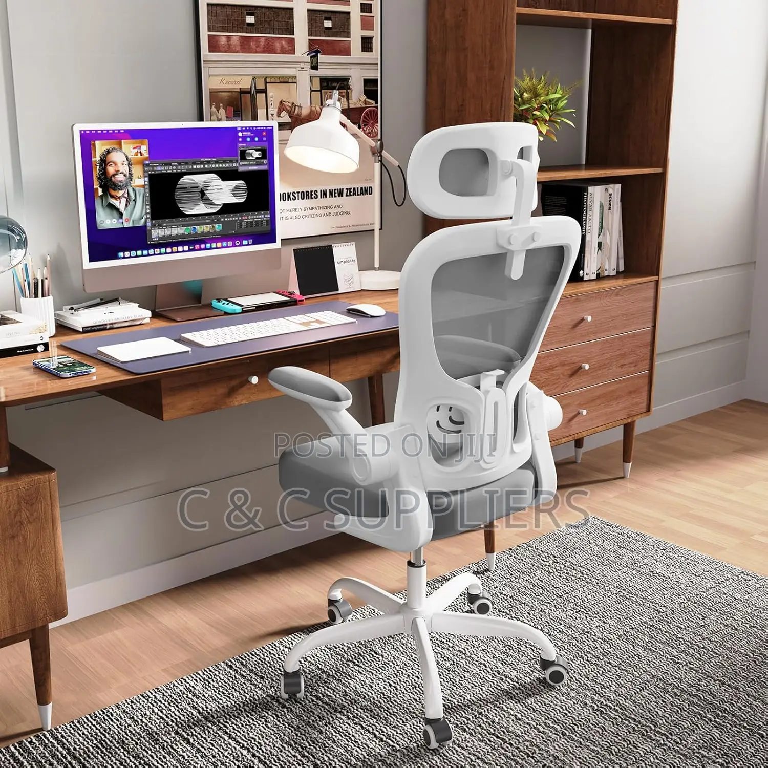 Ergonomic Office Chair, High Back Home Desk Chair