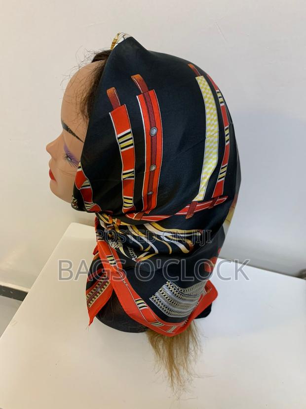 Premium Designer Silk Scarf Designer-Inspired Silk Square Scarf - thumbnail 8