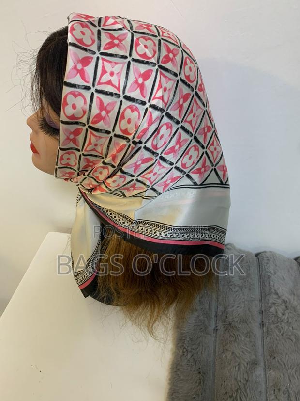 Premium Designer Silk Scarf Designer-Inspired Silk Square Scarf - thumbnail 13